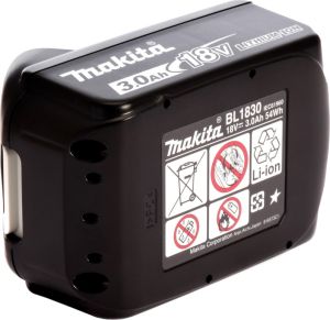 Аккумулятор Makita BL1830B, Li-Ion, 18 В, 3 Ач (197599-5)