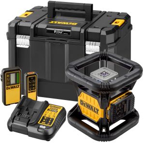 Аккумуляторный лазерный нивелир DEWALT DCE079D1G, 18 В, зеленый луч, 80 м, с АКБ 2 Ач и ЗУ, в кейсе TSTAK (DCE079D1G-QW)