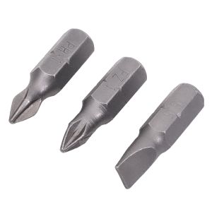 Бита ИНТЕРСКОЛ PH1/PZ1/SL, 25 мм хвостовик 1/4", 3 шт. (0408.001)