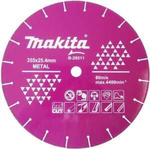 Диск алмазный Makita B-29511, по металлу, 355х25.4х3.5 мм