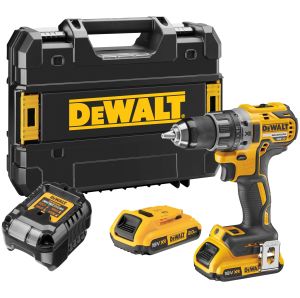 Аккумуляторная дрель-шуруповерт DEWALT DCD791D2, 18 В, 2000 об/мин, с 2 АКБ 2 Ач и ЗУ, в кейсе TSTAK(УЦЕНЕННЫЙ ТОВАР) (DCD791D2-QW/U1)