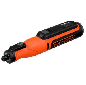 Аккумуляторный гравер BLACK+DECKER, 7.2 В, 29500 об/мин, со встроенной АКБ 1.5 Ач, BCRT8IK