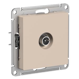 Розетка TV оконечная Systeme Electric (Schneider Electric) AtlasDesign 4DB, песочный ATN001291