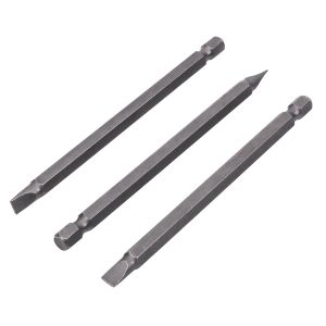 Бита ИНТЕРСКОЛ плоская SL5,5х0,8, длина 110 мм, хвостовик 1/4", 3 шт., 2042411000550