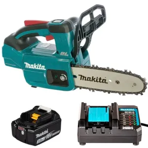 Аккумуляторная цепная пила Makita DUC204F001, 18 В, 20 см, с АКБ 3 Ач и ЗУ