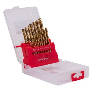 Набор сверл ИНТЕРСКОЛ по металлу, 1-10 мм, 19 шт. (18301.019)