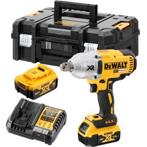 Аккумуляторный гайковерт DEWALT DCF897P2T, 18 В, 1627 Нм, 2400 уд/мин, с 2 АКБ 5 Ач и ЗУ, в кейсе TSTAK (DCF897P2T-QW)