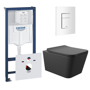 Комплект инсталляции GROHE Rapid SL 38772SH0 с унитазом Aqueduto MACIO MACT2140 и сиденьем с микролифтом (NW0554)