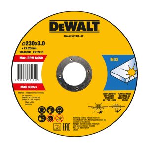 Диск отрезной DEWALT DWA4525SIA, по металлу, 230х22.23х3 мм (DWA4525SIA-AE)