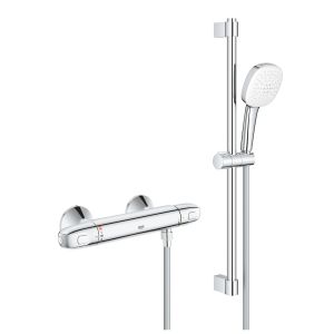 Термостат для душа GROHE Grohtherm 1000 с душевым гарнитуром, хром (34825002)