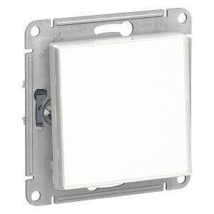 Выключатель одноклавишный Systeme Electric (Schneider Electric) AtlasDesign Art 10АХ, белый ATN200111