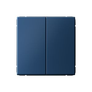 Переключатель 2-клавишный Systeme Electric (Schneider Electric) ArtGallery, 10АХ, аквамарин, GAL001165