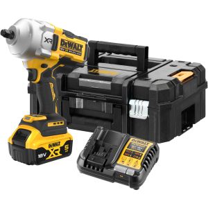 Аккумуляторный гайковерт DEWALT DCF961P1T, 18 В, 2372 Нм, 1890 уд/мин, с АКБ 5 Ач и ЗУ, в кейсе TSTAK (DCF961P1NT-XJ)