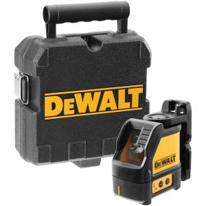 Лазерный нивелир DEWALT DW088K, на батарейках, красный луч, 10 м, в кейсе (DW088K-XJ)