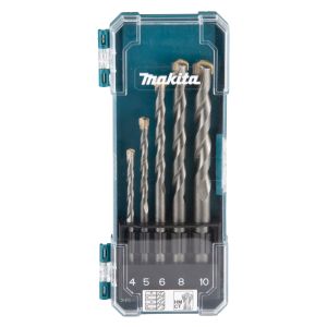 Набор сверл по кирпичу Makita, 4-10 мм, 5 шт., D-72877