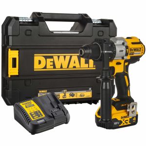 Дрель-шуруповерт DEWALT DCD996M1, 18 В, 2250 об/мин, 38250 уд/мин, с АКБ 4 Ач и ЗУ, в кейсе TSTAK (DCD996M1-QW)