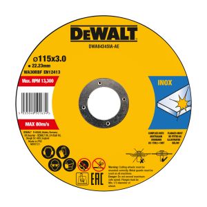 Диск отрезной DEWALT DWA8434SIA, по металлу, 115х22.23х3 мм (DWA8434SIA-AE)