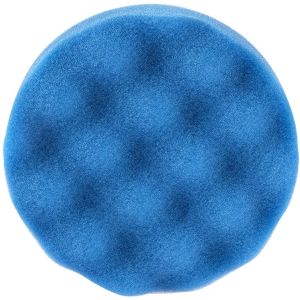 Насадка полировальная из поролона Makita 125 мм (волнистая, синяя, липучка), D-62636