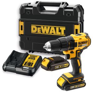 Аккумуляторная дрель-шуруповерт DEWALT DCD777S2T, 18 В, 1750 об/мин, с 2 АКБ 1.5 Ач и ЗУ, в кейсе TSTAK (DCD777S2T-QW)