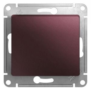 Переключатель 1-клавишный схема 6 10AX Systeme Electric (Schneider Electric) Glossa, баклажановый GSL001161