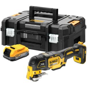 Аккумуляторный реноватор DEWALT DCS356E1T, 18 В, 20000 кол/мин, с АКБ 1.7 Ач, без ЗУ, в кейсе TSTAK (DCS356E1T-XJ)
