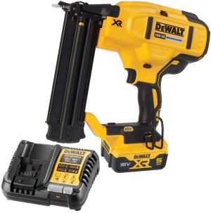 Аккумуляторный гвоздезабивной пистолет DEWALT DCN680P1, 18 В, с АКБ 5 Ач и ЗУ (DCN680P1N-XJ)