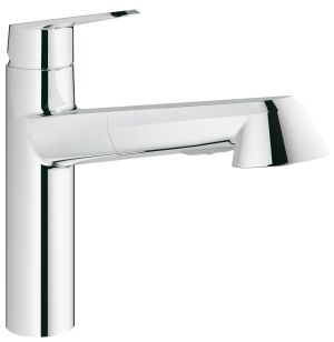 Смеситель для кухни GROHE Eurodisc Cosmopolitan, хром (32257002)