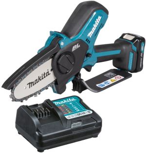 Аккумуляторная цепная пила Makita UC100DWA, 12 В, 10 см, 8 м/с, с АКБ 2 Ач и ЗУ
