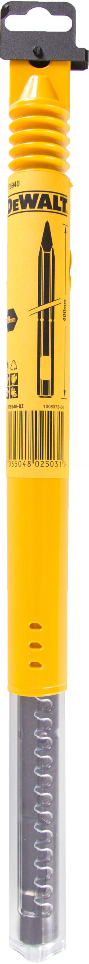 Зубило пикообразное DEWALT DT6940, 19 мм, HEX, 400 мм