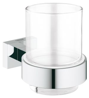 Стакан с держателем GROHE Essentials Cube, хром (40755001)