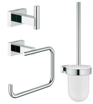 Набор аксессуаров 3 в 1, GROHE Essentials Cube, хром, (40757001)