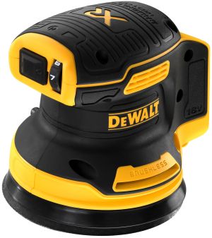 Аккумуляторная эксцентриковая шлифмашина DEWALT DCW210P1, 18 В, 125 мм, 12000 кол/мин, с АКБ 5 Ач и ЗУ