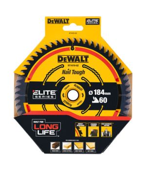 Диск DEWALT DEWDT1670QZ для аккумуляторных пил, 184*16*60T
