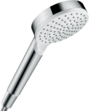 Ручной душ hansgrohe Crometta 100 1jet EcoSmart 26333400, белый/хром