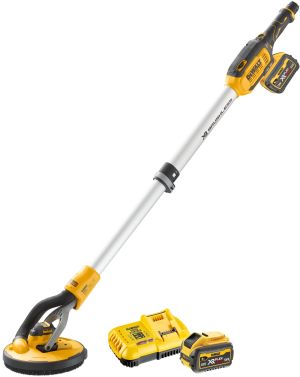 Аккумуляторная эксцентриковая шлифмашина для стен DEWALT DCE800T2, 18 В, 225 мм, 1200 кол/мин, с 2 АКБ 6 Ач и ЗУ (DCE800T2-QW)