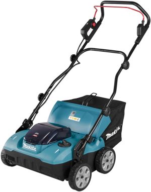 Аккумуляторный скарификатор-аэратор Makita UV001GZ, 2x40 В, 38 см, 50 л, без АКБ и ЗУ