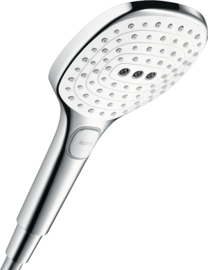 Ручной душ hansgrohe Raindance Select E 120 3jet 26520400, белый/хром