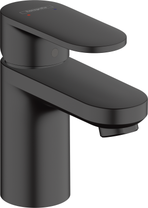 Смеситель для раковины hansgrohe Vernis Blend 70, со сливным гарнитуром 71550670, матовый черный