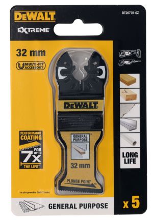 Полотно с косым срезом DEWALT для реноватора 32 мм, 5 шт, DT20776