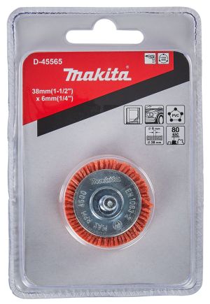 Щетка нейлоновая дисковая Makita 38 мм, (D-45565)