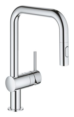Смеситель для кухни GROHE Minta с вытяжным душем, хром (32322002)