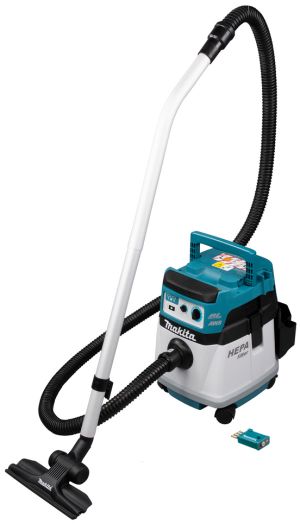 Аккумуляторный пылесос Makita DVC157LZX3, 18 В, 15 л, без АКБ и ЗУ