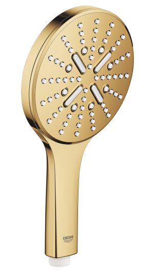 Ручной душ GROHE Rainshower SmartActive 130, 3 режима, холодный рассвет глянец (26574GL0)