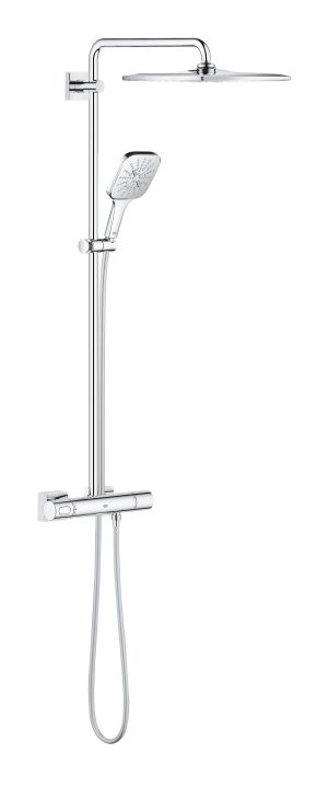 Душевая система GROHE Rainshower SmartActive 310 Cube с термостатом для душа, хром (26649000)
