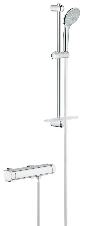 Термостат для душа GROHE Grohtherm 2000 с душевым гарнитуром, хром (34195001)