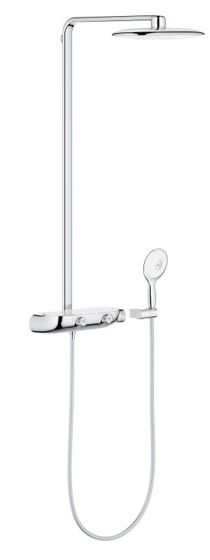 Душевая система GROHE Rainshower System SmartControl 360 MONO с термостатом для душа, белая луна (26361LS0)