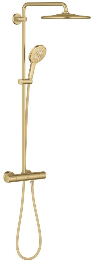 Душевая система GROHE Rainshower SmartActive 310 с термостатом для душа, холодный рассвет матовый (26836GN0)