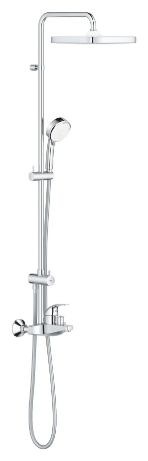 Душевая система GROHE Tempesta Cosmopolitan 250 CUBE со смесителем для ванны, хром (26693000)