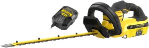 Аккумуляторный кусторез STANLEY FATMAX SFMCHTB866B, 54 В, 60 см, 1500 ход/мин, с АКБ 5 Ач и ЗУ (SFMCHTB866BX1)