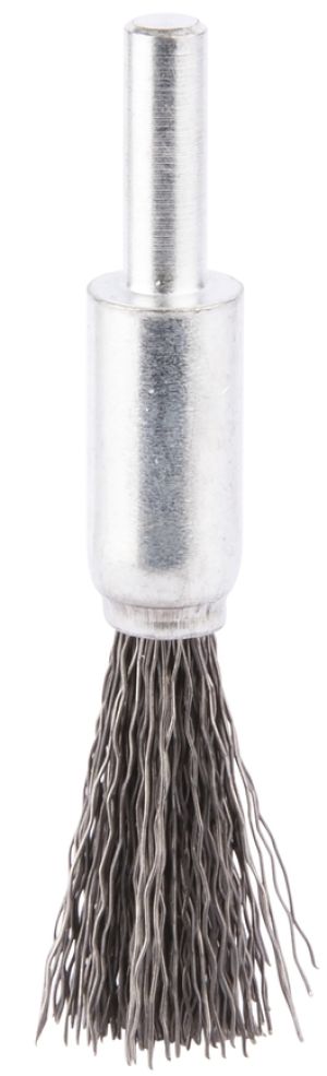 Щетка проволочная кистевая Makita (d12 мм, толщ. проволоки 0.3 мм, гофрированная, металл, 6 мм), D-40004